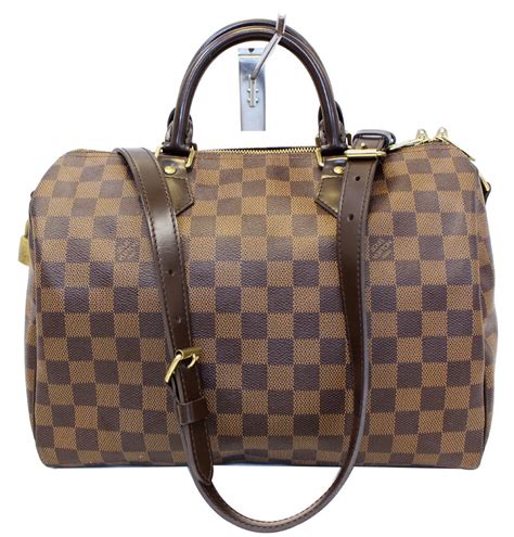 louis vuitton speedy damier ebene 30|speedy 30 damier with strap.